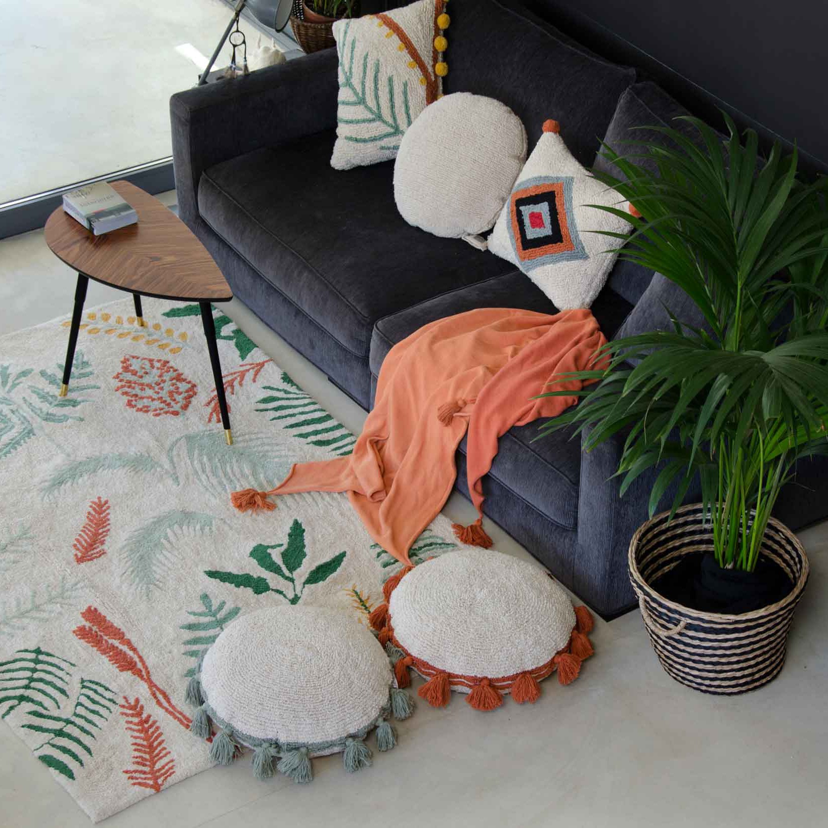 CUSHION CIRCLE TERRACOTA